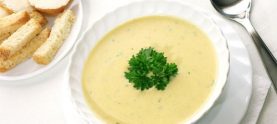 Суп-пюре из брокколи с сыром